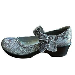 Alegria Ella Onyx Snake Mary Jane Shoes- ELL 730 Sz EU 42 (US 11.5-12)